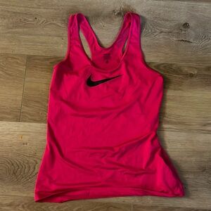 Authentic, Preowned Nike Pro tank top. Hot pink. Size Medium. Barely used.